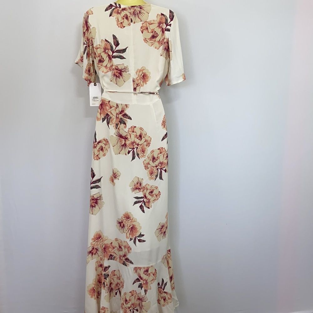 Leith Nordstrom Dress Wrap Floral Maxi NWT Sp - Picture 8 of 9